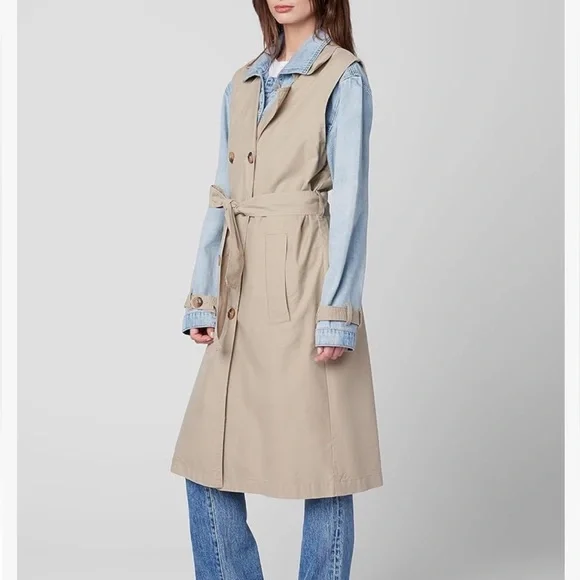 NWOT Blank NYC Denim and Trench Coat Combo - Picture 10 of 11